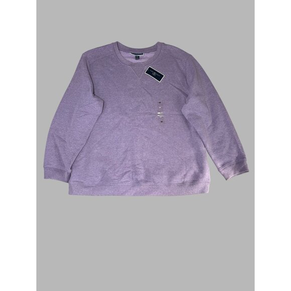 Karen Scott women's OX Sport Plus Womens Lavender Sweatshirt - Picture 8 of 15